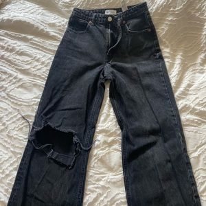 Zara 90’s Full Length Jeans Black